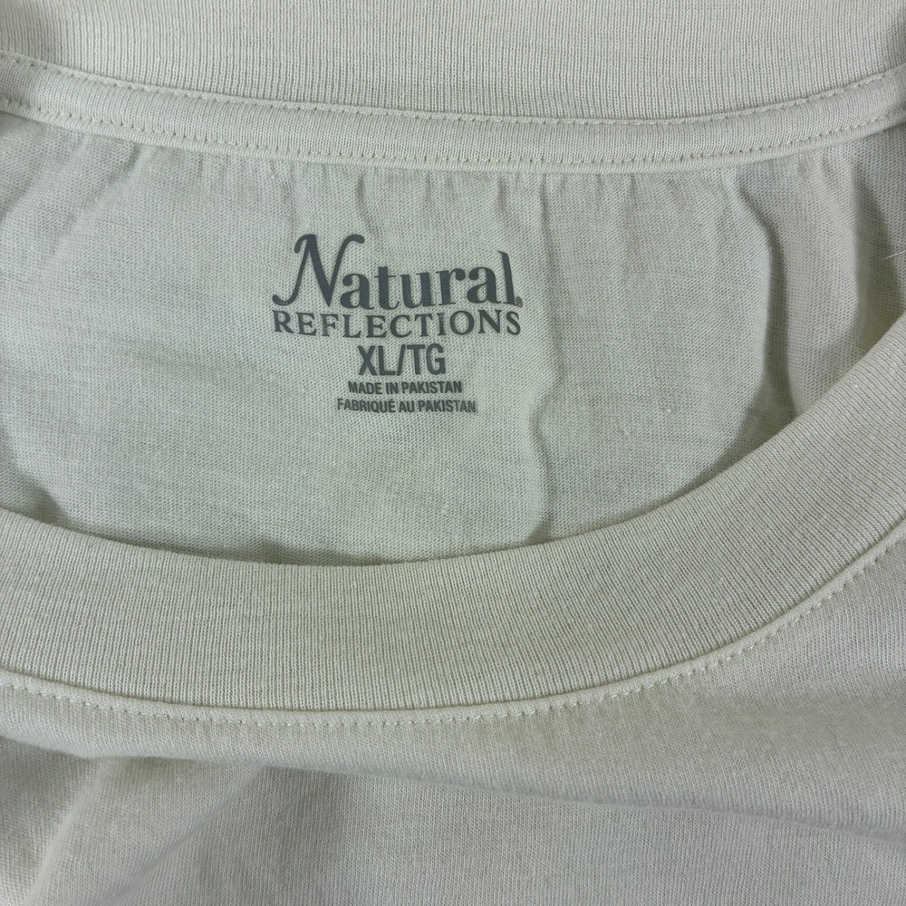 Natural Reflections America The Beautiful Graphic T XL Ivory Mountain 652NRS252 - Picture 6 of 6